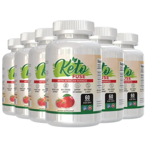 KetoFuse With African Mango - Dietary Supplement (60 Capsules)