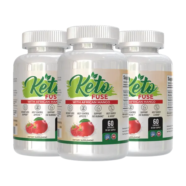 KetoFuse With African Mango - Dietary Supplement (60 Capsules)