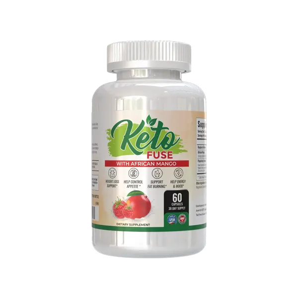 KetoFuse With African Mango - Dietary Supplement (60 Capsules)