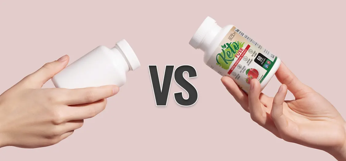 An image is showing comparison of KetoFuse vs Other Keto Pills